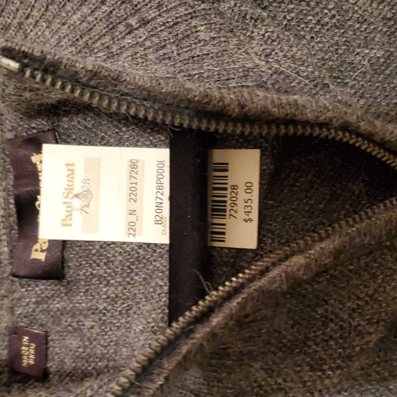 NWT PAUL STUART 100% ALPACA  CARDIGAN SWEATER SIZE LARGE - Picture 6 of 13